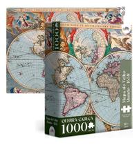 Quebra Cabeça Mapa Do Velho Mundo 1000 Peças - Toyster 8090 Quebra Cabeça Mapa Do Velho Mundo 1000 Peças - Toyster 8090