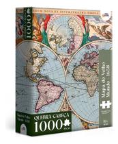 Quebra cabeça mapa do velho mundo 1000 peças toyster 8090 Quebra cabeça mapa do velho mundo 1000 peças toyster 8090