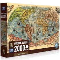 Quebra cabeca mapa mundi 1565 2000 pecas toyster