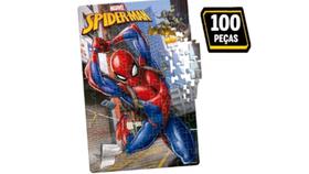 Quebra Cabeça Marvel 100 Peças Homem Aranha