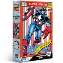 Quebra cabeca marvel comics capitao america nano 500 pecas toyster