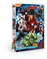 Quebra Cabeça Marvel Os Vingadores 150 Peças Toyster