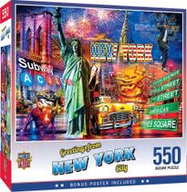 Quebra-cabeça MasterPieces New York City 550 unidades 46x61cm Quebra-cabeça MasterPieces New York City 550 unidades 46x61cm