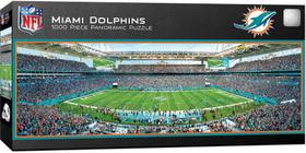 Quebra-cabeça MasterPieces NFL Miami Dolphins Stadium 1000 unidades Quebra-cabeça MasterPieces NFL Miami Dolphins Stadium 1000 unidades