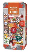 Quebra-Cabeça Masterpieces Retro Petrol 1000 Peças - Com Estojo de Lata