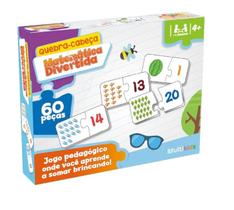 Quebra Cabeça Matemática Divertida 60 Peças Multikids - Ref BR1798