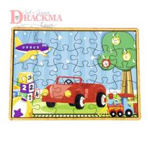 Quebra-cabeça Mdf Infantil Pedagógico Colorido Quebra-cabeça Mdf Infantil Pedagógico Colorido