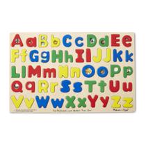 Quebra-cabeça Melissa & Doug, alfabeto maiúsculo e minúsculo, 52 peças Quebra-cabeça Melissa & Doug, alfabeto maiúsculo e minúsculo, 52 peças