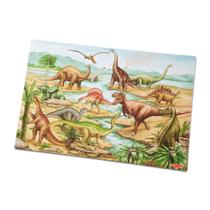 Quebra-cabeça Melissa & Doug Dinosaurs Floor 48 peças 61 cm x 91 cm