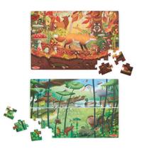 Quebra-Cabeça Melissa & Doug Double-Sided Seek & Find - 48 Peças