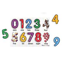 Quebra-cabeça Melissa & Doug Lift & See Numbers 10 peças FSC Quebra-cabeça Melissa & Doug Lift & See Numbers 10 peças FSC