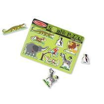 Quebra-Cabeça Melissa & Doug Zoo Animals Sound - Com Efeitos Sonoros