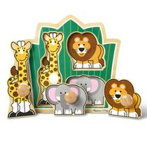 Quebra-cabeça Melissa e Doug Jungle Friends Safari Animals Jumbo Quebra-cabeça Melissa e Doug Jungle Friends Safari Animals Jumbo