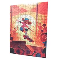 Quebra-Cabeça Meninas Skatistas Divertido Em Mdf 300 Peças Quebra-Cabeça Meninas Skatistas Divertido Em Mdf 300 Peças