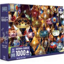 Quebra cabeca mercado das luzes 1000 pecas toyster