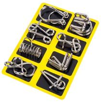 Quebra Cabeça Metal Aramado Montessori Anti Stress Desafio Quebra Cabeça Metal Aramado Montessori Anti Stress Desafio