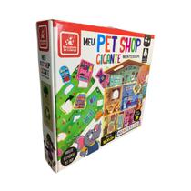 Quebra-Cabeça Meu Pet Shop Gigante Brincadeira de Criança Quebra-Cabeça Meu Pet Shop Gigante Brincadeira de Criança