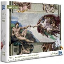 Quebra cabeca michelangelo a criacao de adao 500 pecas toyster Quebra cabeca michelangelo a criacao de adao 500 pecas toyster