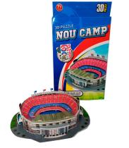 Quebra Cabeça Mini Estádio Camp Nou 3D Barcelona 27 Peças