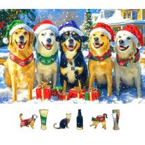 Quebra-cabeça Miniwan Christmas Dogs de 500 peças