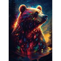 Quebra-cabeça MINIWAN Colorful Brown Bear 1000 peças