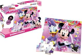 Quebra-Cabeça Minnie Disney 30 Peças em Madeira Xalingo