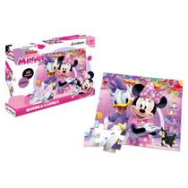 Quebra Cabeça Minnie Disney Infantil 30pçs em madeira Minie