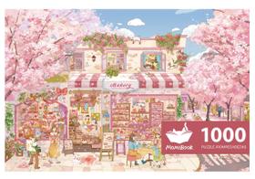 Quebra-cabeça MOMIBOOK Streets Cherry Blossoms 1000 peças Quebra-cabeça MOMIBOOK Streets Cherry Blossoms 1000 peças