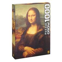 Quebra-Cabeça - Monalisa - 1000 Peças - Grow