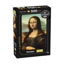 Quebra-Cabeça Monalisa Coleção Peças da Imaginação Mimo Toys - 2640 Quebra-Cabeça Monalisa Coleção Peças da Imaginação Mimo Toys - 2640