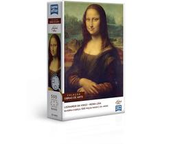 Quebra cabeça monalisa leonardo da vinci 500 peças 10 anos