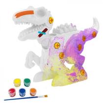 Quebra cabeca monta e pinta dino 3d 6309 - playduo Quebra cabeca monta e pinta dino 3d 6309 - playduo