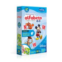 Quebra Cabeça Montando Alfabeto Disney 26 Peças Toyster 3166