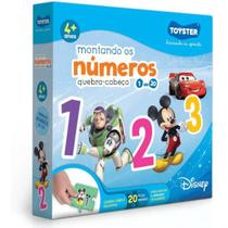 Quebra Cabeça Montando Os Numeros 1 A 20 Disney Toyster