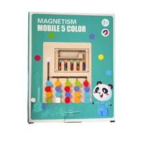 Quebra-Cabeça Montessori Magnetico Infantil Bolinha Deslizar