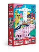 Quebra Cabeça Monumentos Postais Do Brasil 500 Peças Toyster