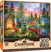 Quebra-Cabeça Moonlight Camping 300 Peças - Obras-Primas