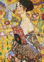 Quebra-cabeça Moruska Lady with Fan, de Gustav Klimt, 1000 peças
