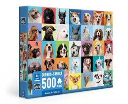 Quebra-cabeça Mosaico De Cachorro 500 Peças - Toyster