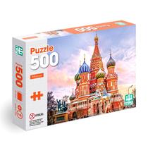 Quebra Cabeça Moscou 500 Peças Paisagem Europeia 60x40cm - Nig Brinquedos