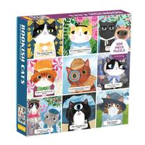 Quebra-cabeça Mudpuppy Bookish Cats 500 peças, família, multicolorido Quebra-cabeça Mudpuppy Bookish Cats 500 peças, família, multicolorido