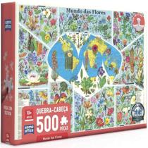 Quebra cabeca mundo das flores 500 pecas toyster Quebra cabeca mundo das flores 500 pecas toyster