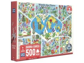 Quebra Cabeça Mundo das Flores -500 Peças Toyster Quebra Cabeça Mundo das Flores -500 Peças Toyster