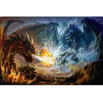 Quebra-cabeça najiaxiaowu Fire Dragon e Electric Dragon 1000 unidades