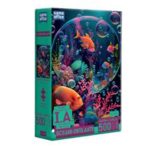 Quebra-cabeça Nano 500 peças- I.A. Oceano Cintilante-Toyster Quebra-cabeça Nano 500 peças- I.A. Oceano Cintilante-Toyster