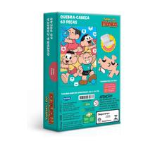 Quebra-Cabeça Nano 60 peças Turma da Mônica - Toyster