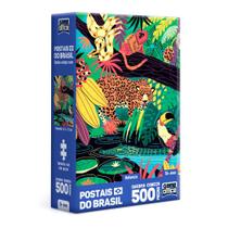 Quebra Cabeça Nano Com 500 Peças Fauna E Flora Do Brasil - Toyster