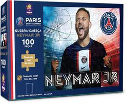 Quebra Cabeça Neymar Paris Saint Germain PSG 100 Peças - Mimo Toys