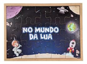 Quebra Cabeça No Mundo Da Lua Mdf 15 Peças De Encaixe Qc-16 Quebra Cabeça No Mundo Da Lua Mdf 15 Peças De Encaixe Qc-16