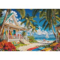 Quebra-cabeça Noceba Beach Cottage 500 peças para adultos